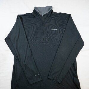 COLUMBIA TITANIUM OMNI DRY 1/4 ZIP L/S SHIRT MEN'S L